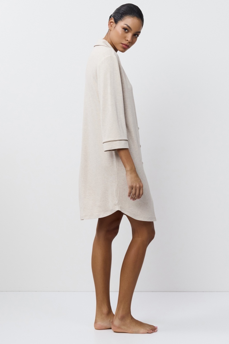 sku: KARINE | Brand: Aruelle | Size: XSmall Small Medium Large XLarge XXLarge | Colors: Светло-бежевый | Бренды Aruelle | Домашняя одежда Сорочки | Title: Сорочка KARINE