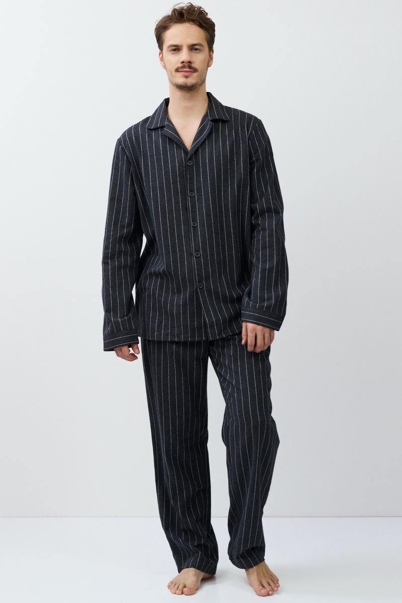 sku: CALEB | Brand: Aruelle  | Size: Small Medium Large XLarge XXLarge  | Colors: Графит  | Бренды Aruelle | Мужская коллекция Пижамы | Title: Пижама с брюками CALEB