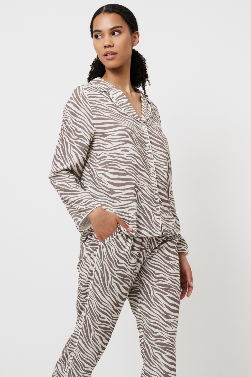 sku: MANUELA | Brand: Aruelle  | Size: XSmall Small Medium Large XLarge XXLarge  | Colors: Капучино  | Бренды Aruelle | Домашняя одежда Пижамы | Title: Пижама с брюками MANUELA