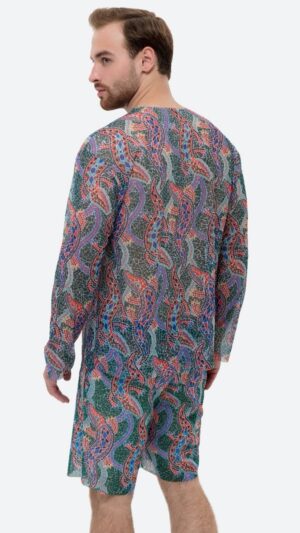 sku: 25981773 | Brand: RoDaSoleil  | Size: Small Medium Large XLarge XXLarge  | Colors: Цветной  | Бренды RoDaSoleil | Пляжная одежда | Мужская коллекция Пляжная одежда | Title: Бермуды КРОКОДИЛ МУЛЬТИКОЛОР ПАТТЕРН