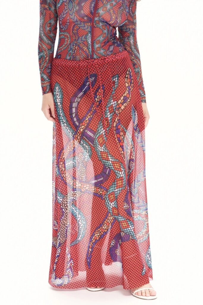 sku: 25000374 | Brand: RoDaSoleil  | Size: Onesize  | Colors: Цветной  | Бренды RoDaSoleil | Пляжная одежда | Title: Юбка ЗМЕИ МОЗАИКА