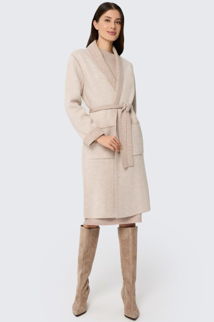 sku: W25-00CH0101 | Brand: Marc Andre  | Size: Small Medium Large  | Colors: Бежевый  | Бренды Marc&Andre | Кашемир Кардиганы | Title: Кардиган ETERNAL WAVES
