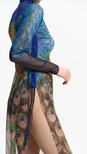 sku: 25004734 | Brand: RoDaSoleil  | Size: XSmall Small Medium Large XLarge  | Colors: Цветной  | Бренды RoDaSoleil | Пляжная одежда | Title: Платье - туника ПАВЛИН МАЮРА