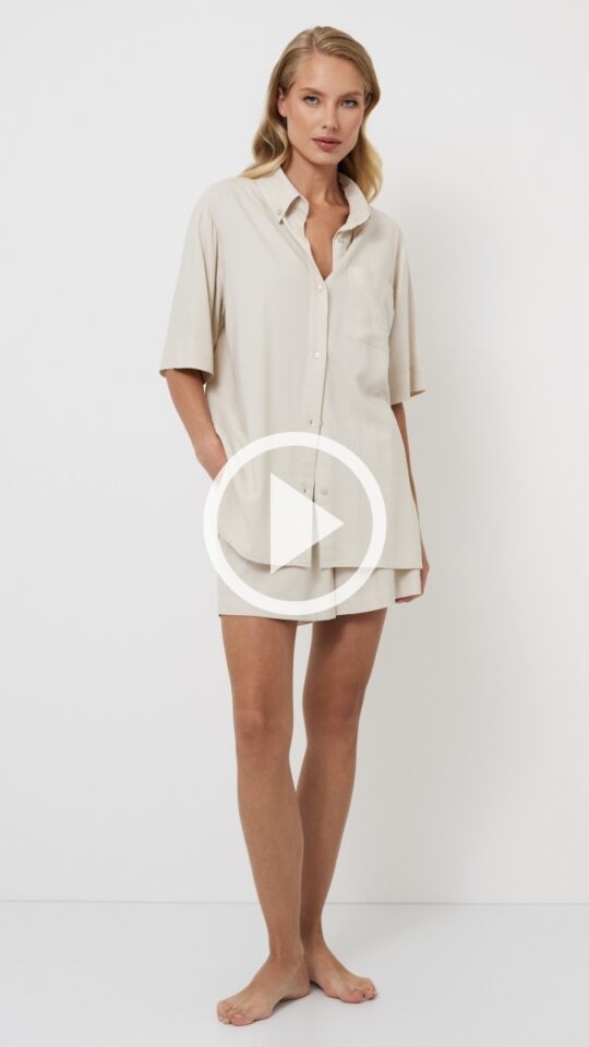 sku: KATARINA SET | Brand: Aruelle  | Size: XSmall Small Medium Large XLarge  | Colors: Бежевый  | Бренды Aruelle | Домашняя одежда Костюмы | Title: Комплект с шортами KATARINA