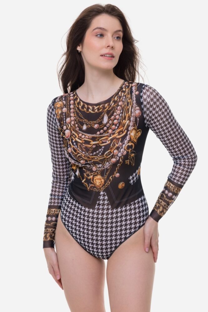 sku: 25001015 | Brand: RoDaSoleil  | Size: XSmall Small Medium Large XLarge  | Colors: Цветной  | Бренды RoDaSoleil | Купальники Слитные | Title: Слитный купальник PARIS CHIC