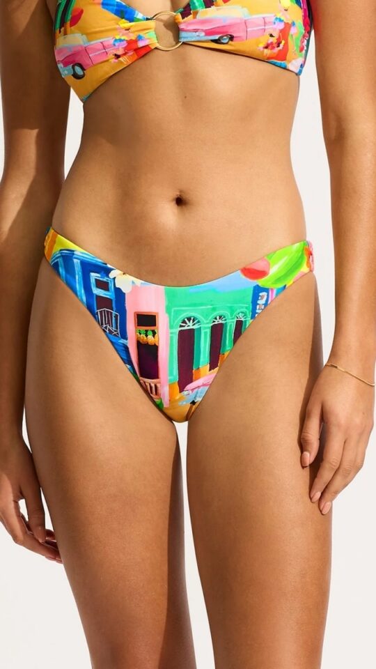 sku: 40305-231 | Brand: Seafolly  | Size: Small Medium Large  | Colors: Бирюзовый  | Бренды Seafolly | Купальники Раздельные | Title: Трусы