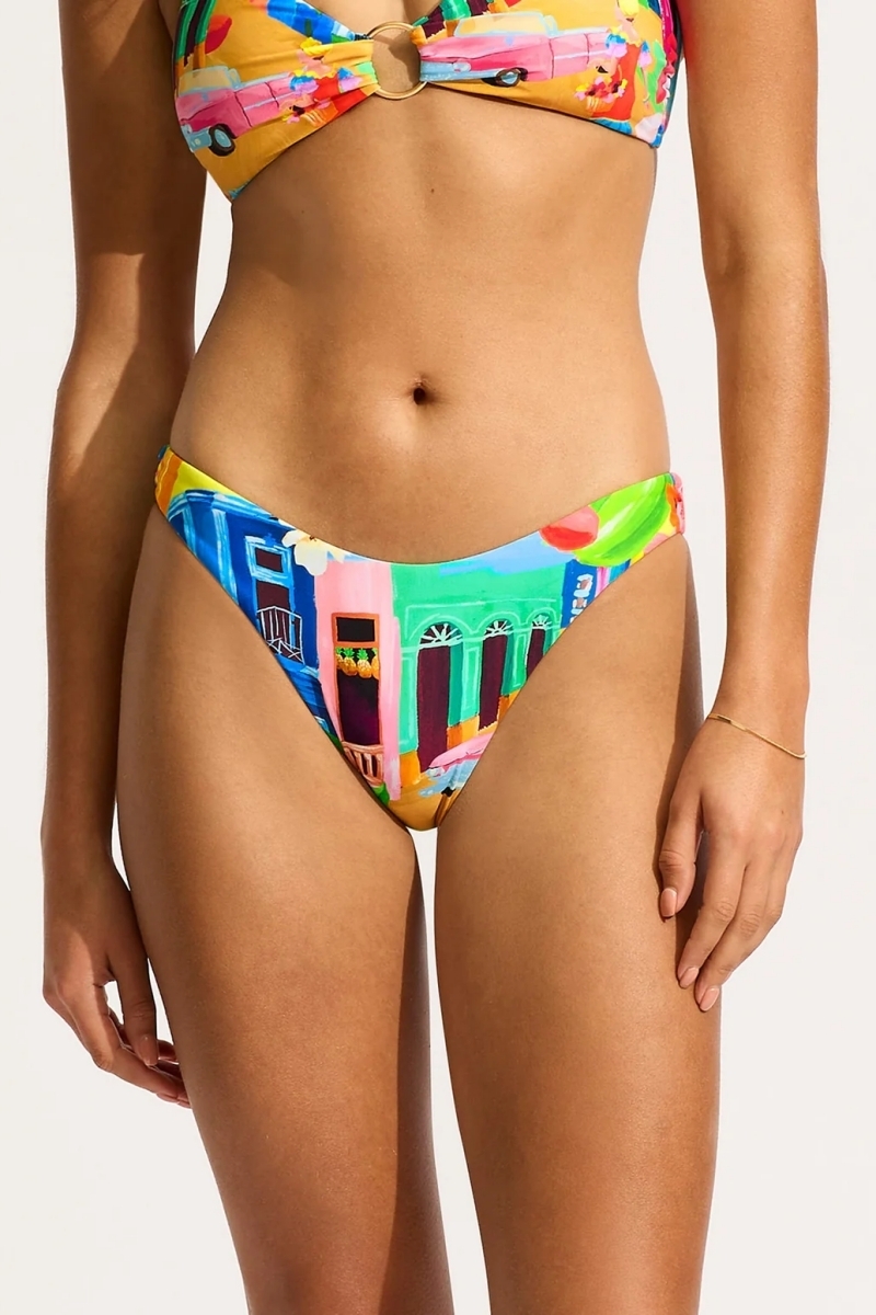 sku: 40305-231 | Brand: Seafolly  | Size: Small Medium Large  | Colors: Бирюзовый  | Бренды Seafolly | Купальники Раздельные | Title: Трусы