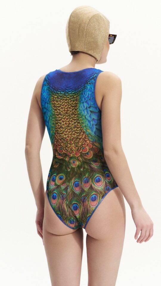 sku: 25001534 | Brand: RoDaSoleil  | Size: XSmall Small Medium Large XLarge  | Colors: Цветной  | Бренды RoDaSoleil | Купальники Слитные | Title: Слитный купальник ПАВЛИН МАЮРА