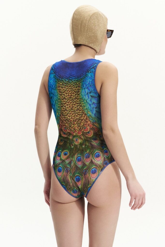 sku: 25001534 | Brand: RoDaSoleil  | Size: XSmall Small Medium Large XLarge  | Colors: Цветной  | Бренды RoDaSoleil | Купальники Слитные | Title: Слитный купальник ПАВЛИН МАЮРА