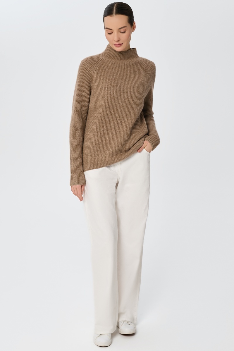 sku: W25-00CH1719 | Brand: Marc Andre  | Size: 36 38 40 42 44 46  | Colors: Коричневый  | Бренды Marc&Andre | Кашемир Джемперы | Title: Свитер DELIGHTFUL