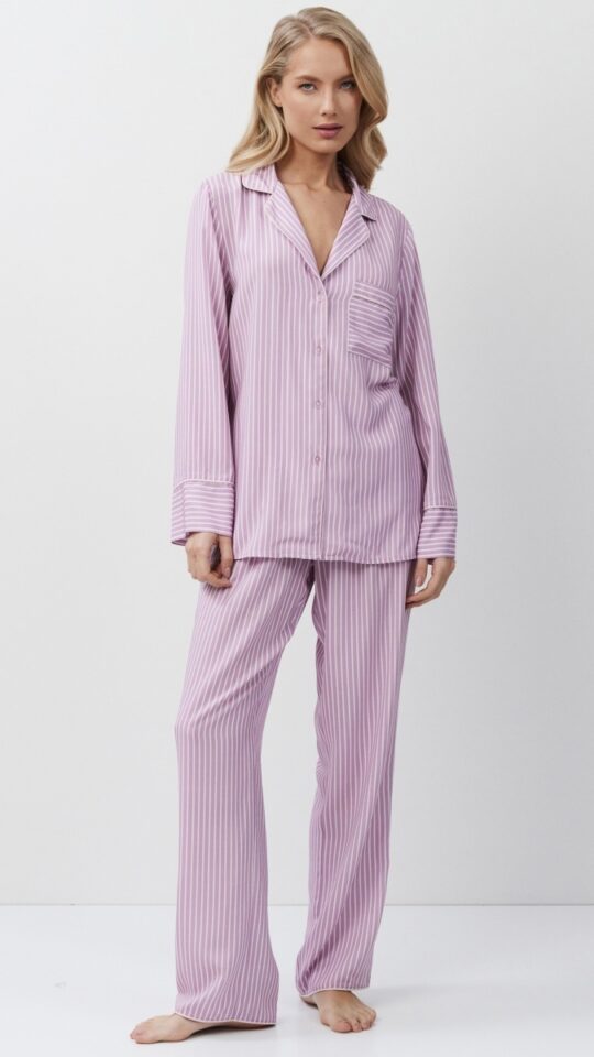 sku: MARGARETH | Brand: Aruelle  | Size: XSmall Small Medium Large XLarge XXLarge  | Colors: Лаванда  | Бренды Aruelle | Домашняя одежда Пижамы | Title: Пижама с брюками MARGARETH