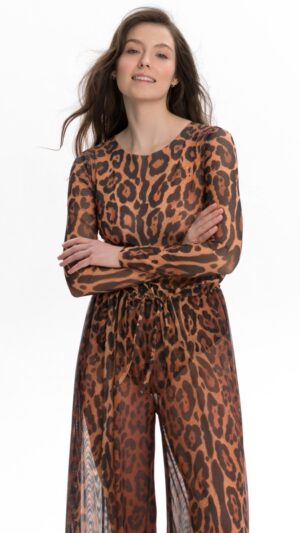 sku: 25001025 | Brand: RoDaSoleil  | Size: XSmall Small Medium Large XLarge  | Colors: Леопард  | Бренды RoDaSoleil | Купальники Слитные | Title: Слитный купальник ЛЕОПАРД 25