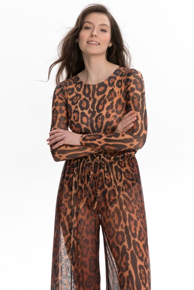 sku: 25001025 | Brand: RoDaSoleil  | Size: XSmall Small Medium Large XLarge  | Colors: Леопард  | Бренды RoDaSoleil | Купальники Слитные | Title: Слитный купальник ЛЕОПАРД 25