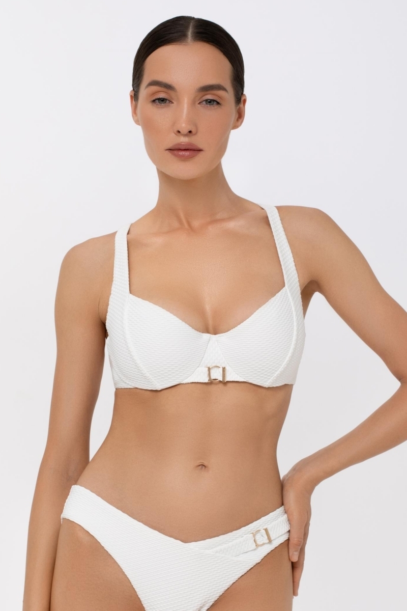 sku: L2526-Y-712 | Brand: Marc Andre  | Size: 36 A 38 A 40 A 42 A 36 B 36 C 36 D 36 E 38 B 38 C 38 D 38 E 40 B 40 C 40 D 40 E 42 B 42 C 42 D 42 E 44 B 44 C 44 D 44 E 46 B 46 C 46 D 46 E  | Colors: Белый  | Бренды Marc&Andre | Купальники Раздельные | Title: Топ PURE AFFECTION