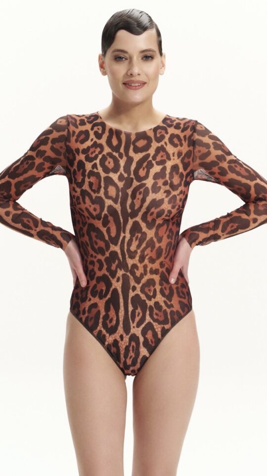 sku: 25001025 | Brand: RoDaSoleil  | Size: XSmall Small Medium Large XLarge  | Colors: Леопард  | Бренды RoDaSoleil | Купальники Слитные | Title: Слитный купальник ЛЕОПАРД 25