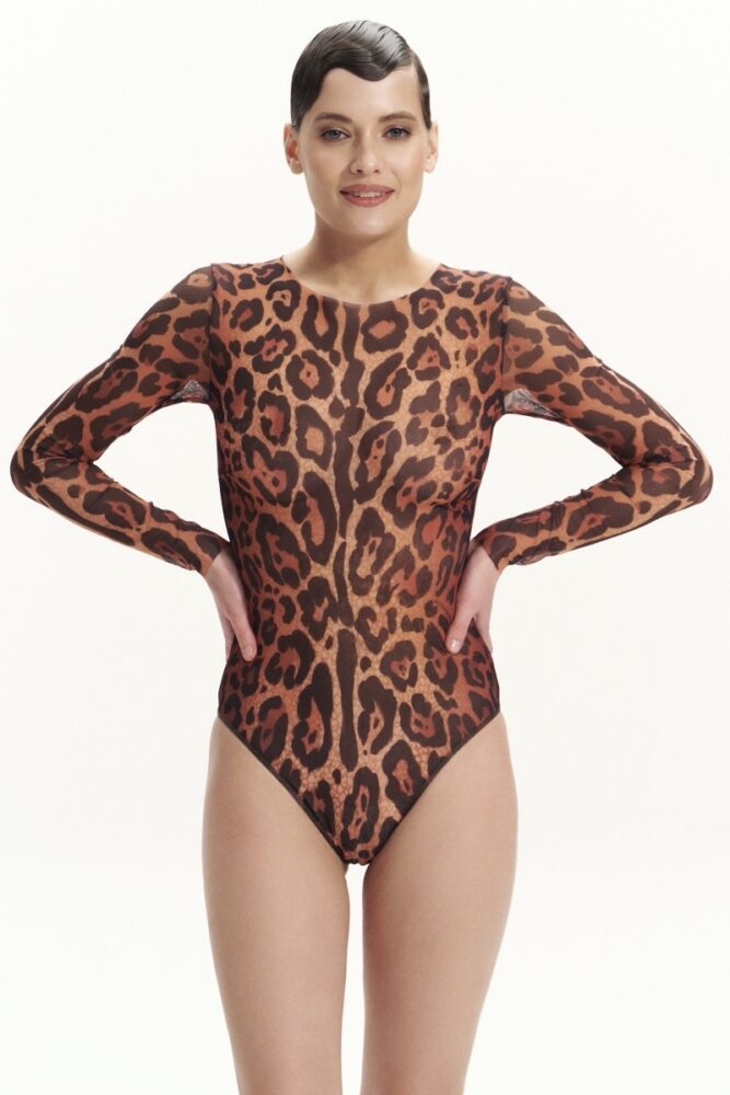 sku: 25001025 | Brand: RoDaSoleil  | Size: XSmall Small Medium Large XLarge  | Colors: Леопард  | Бренды RoDaSoleil | Купальники Слитные | Title: Слитный купальник ЛЕОПАРД 25