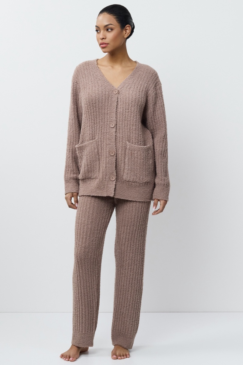 sku: JOLIE SET SOFT | Brand: Aruelle  | Size: XSmall Small Medium Large XLarge  | Colors: Мокко  | Бренды Aruelle | Домашняя одежда Костюмы | Title: Комплект с брюками JOLIE SET SOFT