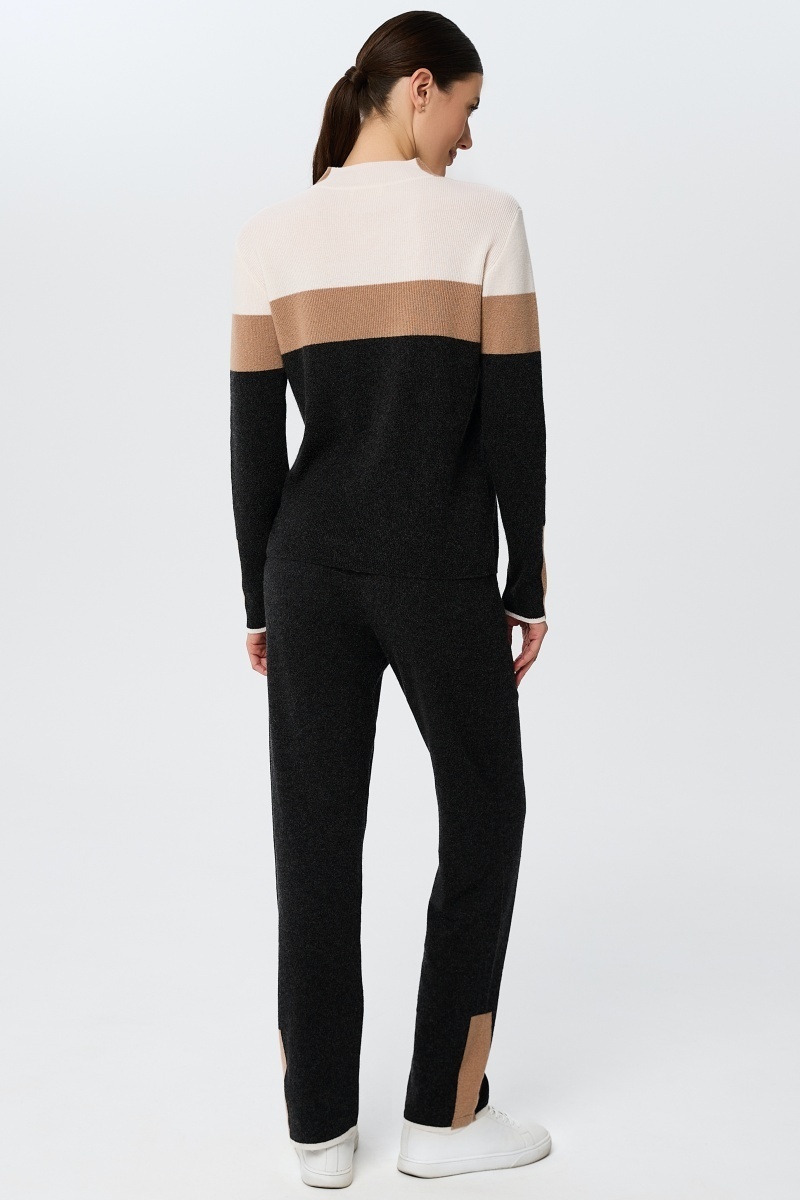 sku: W25-00CH0519 | Brand: Marc Andre  | Size: 36 38 40 42 44 46  | Colors: Цветной  | Бренды Marc&Andre | Кашемир Джемперы | Title: Джемпер URBAN BLOCK