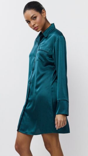 sku: EMERALDA | Brand: Aruelle  | Size: XSmall Small Medium Large XLarge XXLarge  | Colors: Изумруд  | Бренды Aruelle | Домашняя одежда Сорочки | Title: Сорочка EMERALDA