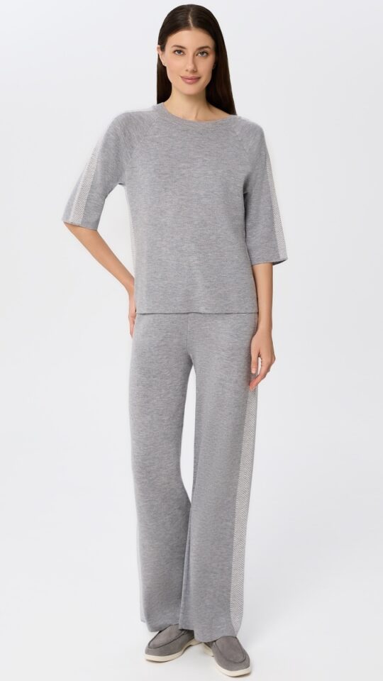 sku: W25-00CH0219 | Brand: Marc Andre  | Size: 36 38 40 42 44 46  | Colors: Серый  | Бренды Marc&Andre | Кашемир Джемперы | Title: Джемпер ETERNAL WAVES