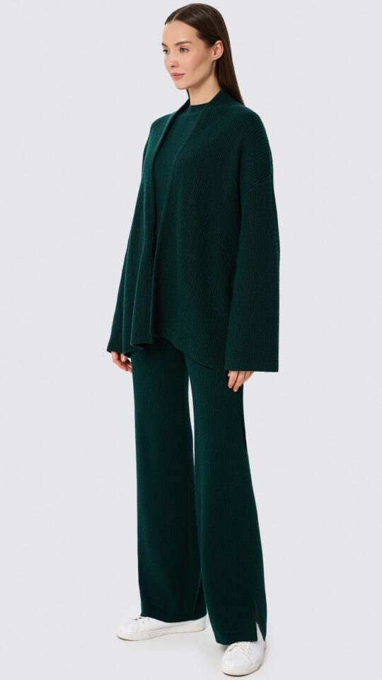 sku: W25-00CH0301 | Brand: Marc Andre  | Size: Small Medium Large  | Colors: Изумруд  | Бренды Marc&Andre | Кашемир Кардиганы | Title: Кардиган QUITE MOTION