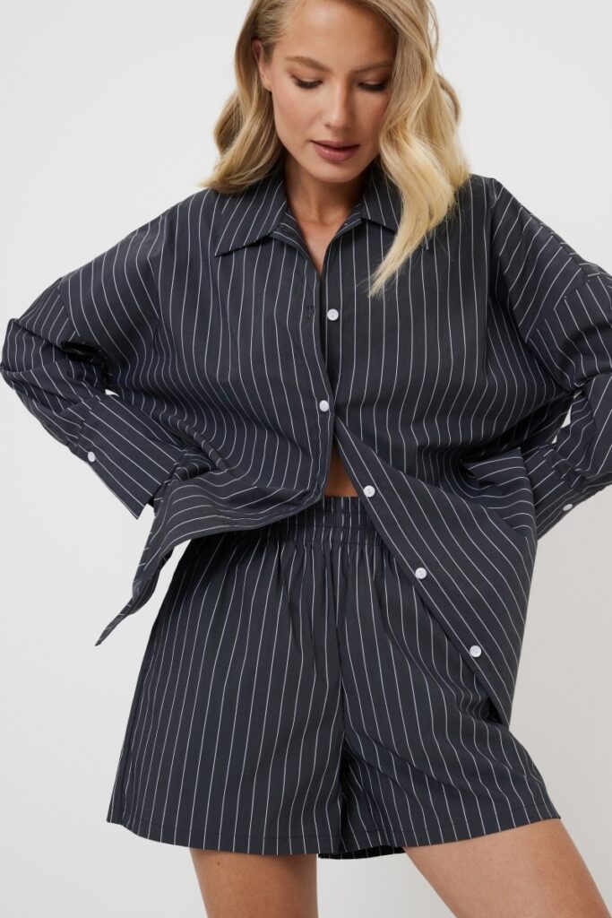 sku: MELISANDE | Brand: Aruelle  | Size: XSmall Small Medium Large XLarge XXLarge  | Colors: Графит  | Бренды Aruelle | Домашняя одежда Костюмы | Title: Комплект с шортами MELISANDE