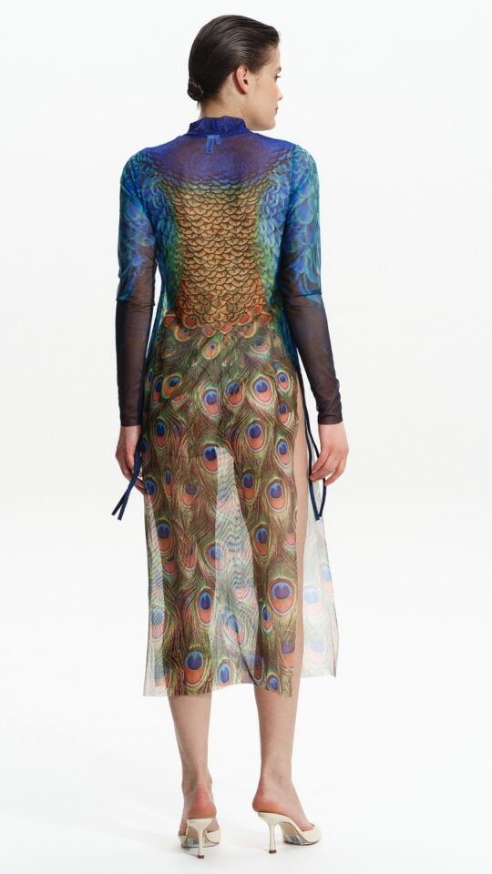 sku: 25004734 | Brand: RoDaSoleil  | Size: XSmall Small Medium Large XLarge  | Colors: Цветной  | Бренды RoDaSoleil | Пляжная одежда | Title: Платье - туника ПАВЛИН МАЮРА