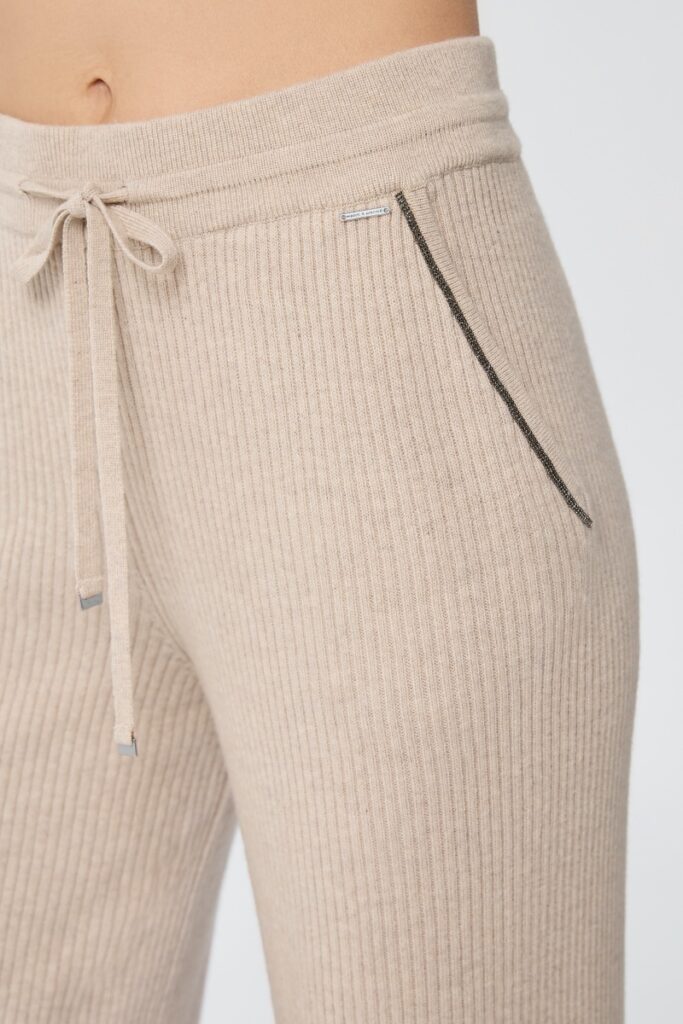 sku: W25-00CH0410 | Brand: Marc Andre  | Size: 36 38 40 42 44 46  | Colors: Бежевый  | Бренды Marc&Andre | Кашемир Брюки | Title: Брюки QUITE MOTION