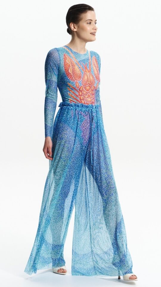 sku: 25002048 | Brand: RoDaSoleil  | Size: Onesize  | Colors: Цветной  | Бренды RoDaSoleil | Пляжная одежда | Title: Брюки ВОЛНА МОЗАИКА