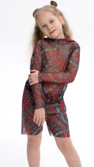 sku: 25002274 | Brand: RoDaSoleil  | Size: 104 110 116 122 128 134 140 146 152 158  | Colors: Цветной  | Бренды RoDaSoleil | Детские купальники | Title: Шорты детские ЗМЕИ МОЗАИКА