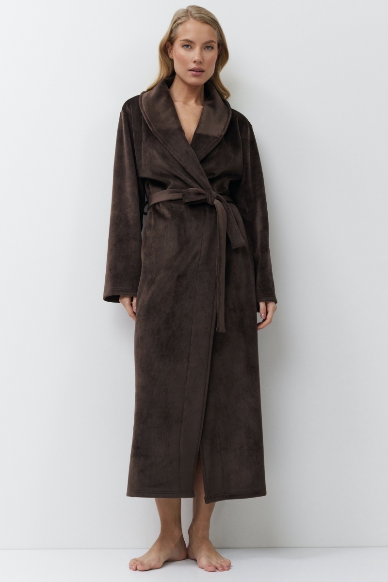 sku: MILENE | Brand: Aruelle  | Size: XSmall Small Medium Large XLarge XXLarge  | Colors: Шоколадный  | Бренды Aruelle | Домашняя одежда Халаты | Title: Халат MILENE