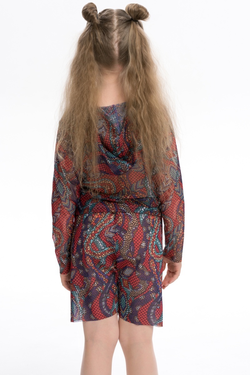 sku: 25002274 | Brand: RoDaSoleil  | Size: 104 110 116 122 128 134 140 146 152 158  | Colors: Цветной  | Бренды RoDaSoleil | Детские купальники | Title: Шорты детские ЗМЕИ МОЗАИКА