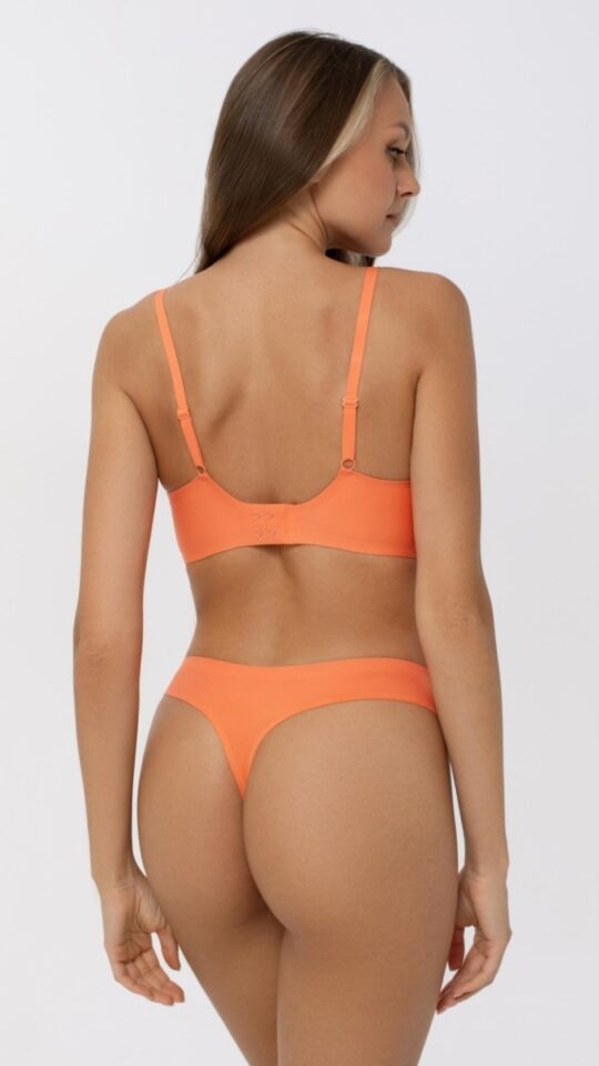 sku: S25-0954-01-TRS-SY | Brand: Marc Andre  | Size: 36 38 40 42 44  | Colors: Оранжевая пудра  | Бренды Marc&Andre | Бюстгальтер Нижнее белье Бескаркасный | Title: Бюстгальтер SECOND SKIN