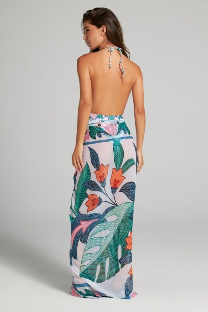 sku: 25070C | Brand: Cosita Linda  | Size: Onesize  | Colors: Мульти  | Бренды Cosita Linda | Пляжная одежда | Title: Парео пляжное BURST FLORAL