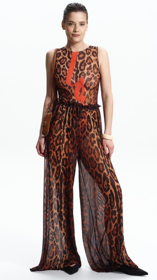 sku: 25002025 | Brand: RoDaSoleil  | Size: Onesize  | Colors: Леопард  | Бренды RoDaSoleil | Пляжная одежда | Title: Брюки ЛЕОПАРД 25