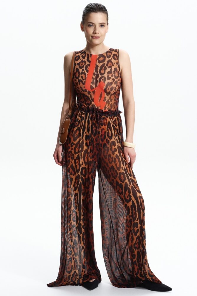 sku: 25002025 | Brand: RoDaSoleil  | Size: Onesize  | Colors: Леопард  | Бренды RoDaSoleil | Пляжная одежда | Title: Брюки ЛЕОПАРД 25