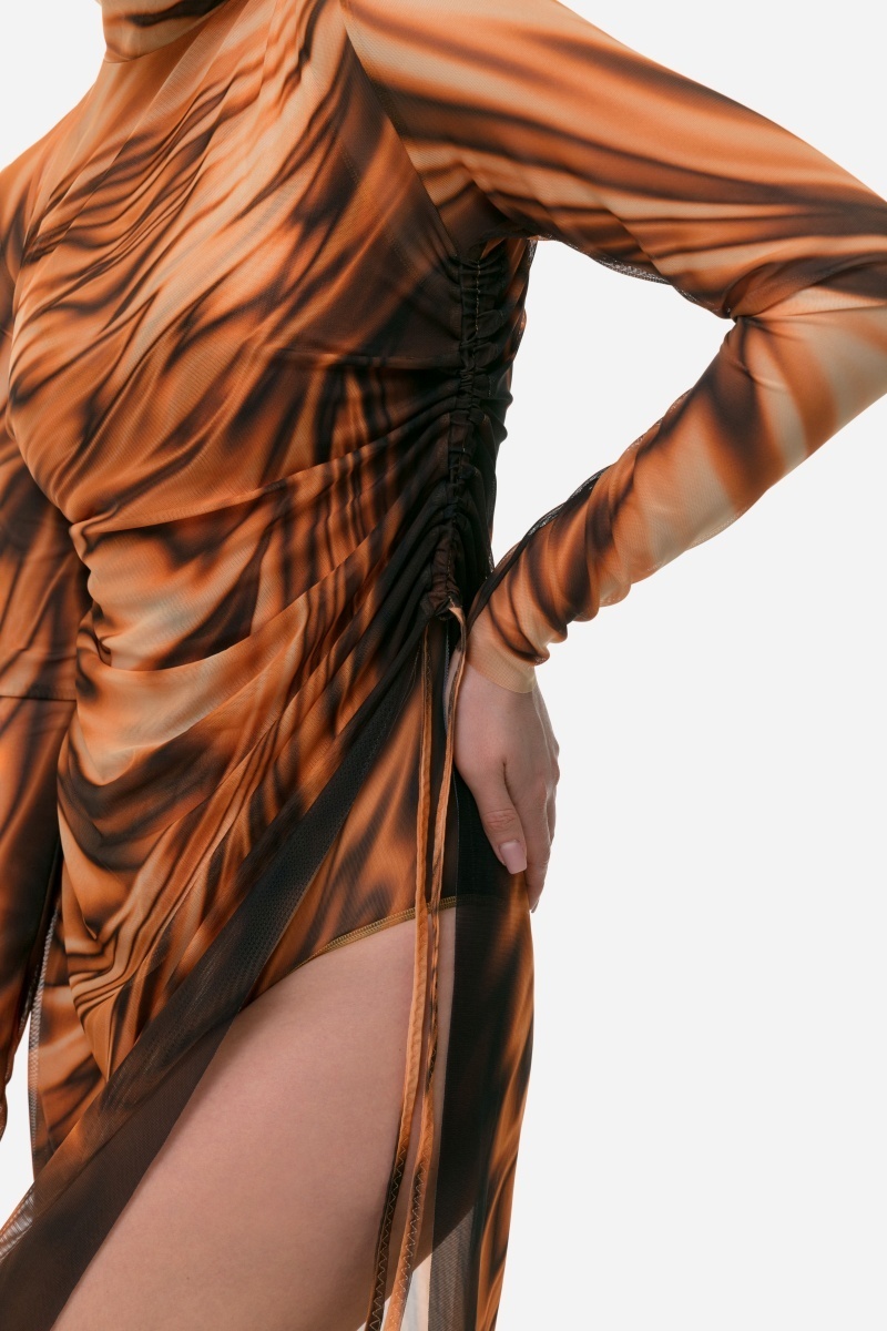 sku: 25004783 | Brand: RoDaSoleil | Size: XSmall Small Medium Large XLarge | Colors: Золото | Бренды RoDaSoleil | Пляжная одежда | Title: Платье - туника ЗОЛОТО