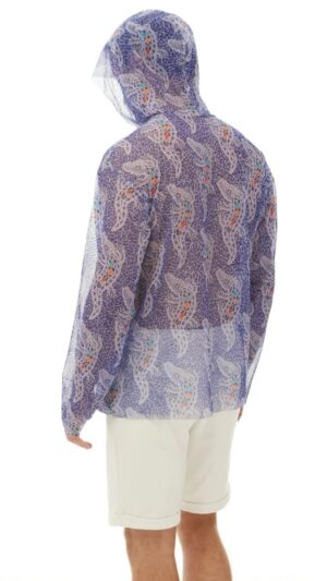 sku: 25003267 | Brand: RoDaSoleil  | Size: XSmall Small Medium Large XLarge XXLarge  | Colors: Лиловый  | Бренды RoDaSoleil | Пляжная одежда | Мужская коллекция Пляжная одежда | Title: Футболка КРОКОДИЛ ЛИЛОВЫЙ с капюшоном