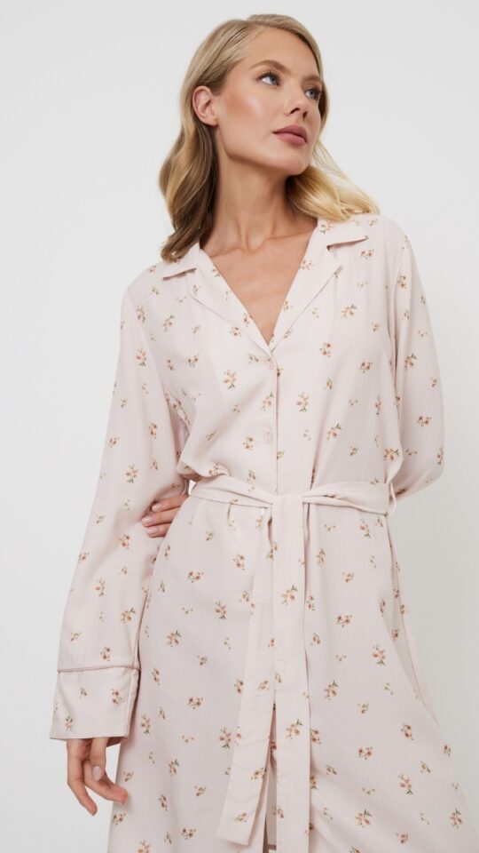 sku: FREESIA | Brand: Aruelle  | Size: XSmall Small Medium Large XLarge XXLarge  | Colors: Пудровый  | Бренды Aruelle | Домашняя одежда Сорочки | Title: Сорочка FREESIA