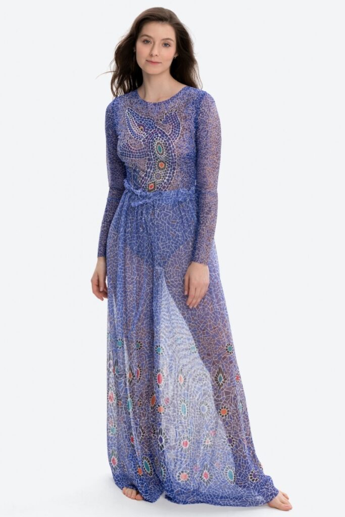 sku: 25002067 | Brand: RoDaSoleil  | Size: Onesize  | Colors: Лиловый  | Бренды RoDaSoleil | Пляжная одежда | Title: Брюки КРОКОДИЛ ЛИЛОВЫЙ