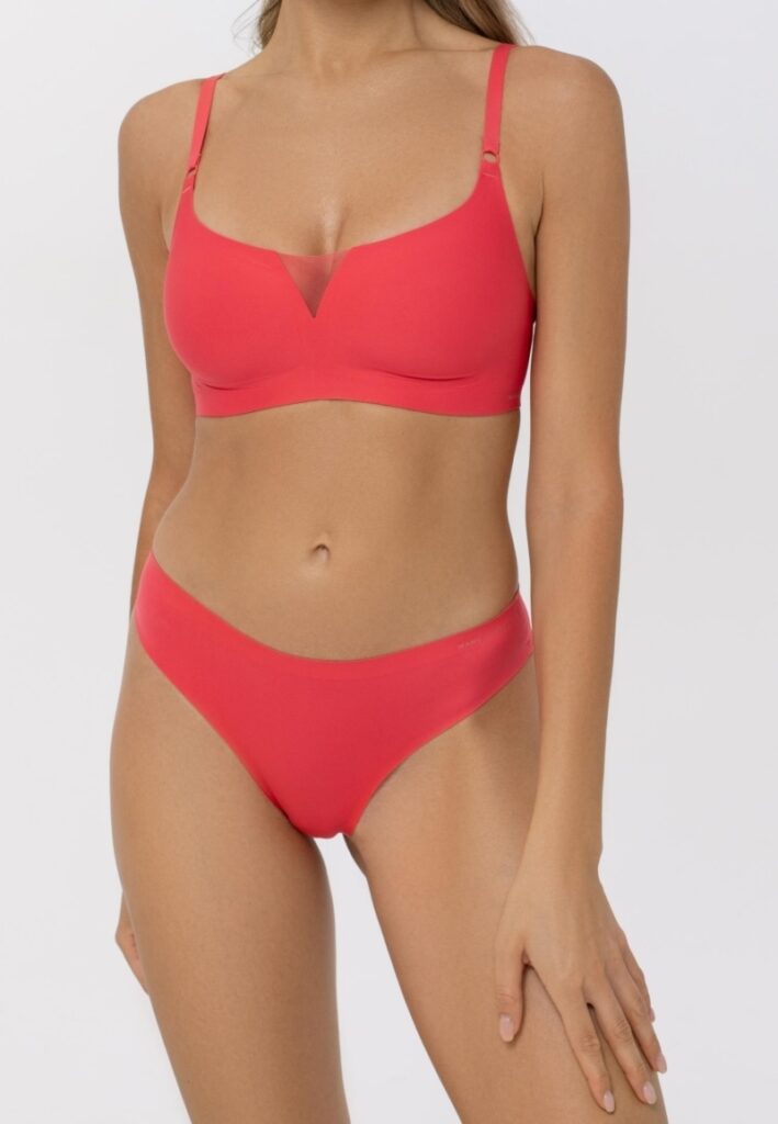 sku: S25-0891-K1-STO-SZ | Brand: Marc Andre  | Size: 36 38 40 42 44  | Colors: Коралл  | Бренды Marc&Andre | Трусы Нижнее белье Стринги | Title: Стринги TENDER SKIN