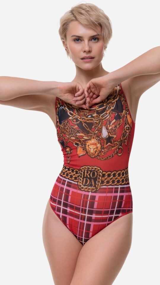 sku: 25001120 | Brand: RoDaSoleil  | Size: XSmall Small Medium Large XLarge  | Colors: Цветной  | Бренды RoDaSoleil | Купальники Слитные | Title: Слитный купальник ШОТЛАНДСКАЯ КЛЕТКА