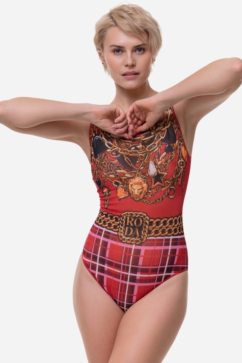 sku: 25001120 | Brand: RoDaSoleil  | Size: XSmall Small Medium Large XLarge  | Colors: Цветной  | Бренды RoDaSoleil | Купальники Слитные | Title: Слитный купальник ШОТЛАНДСКАЯ КЛЕТКА