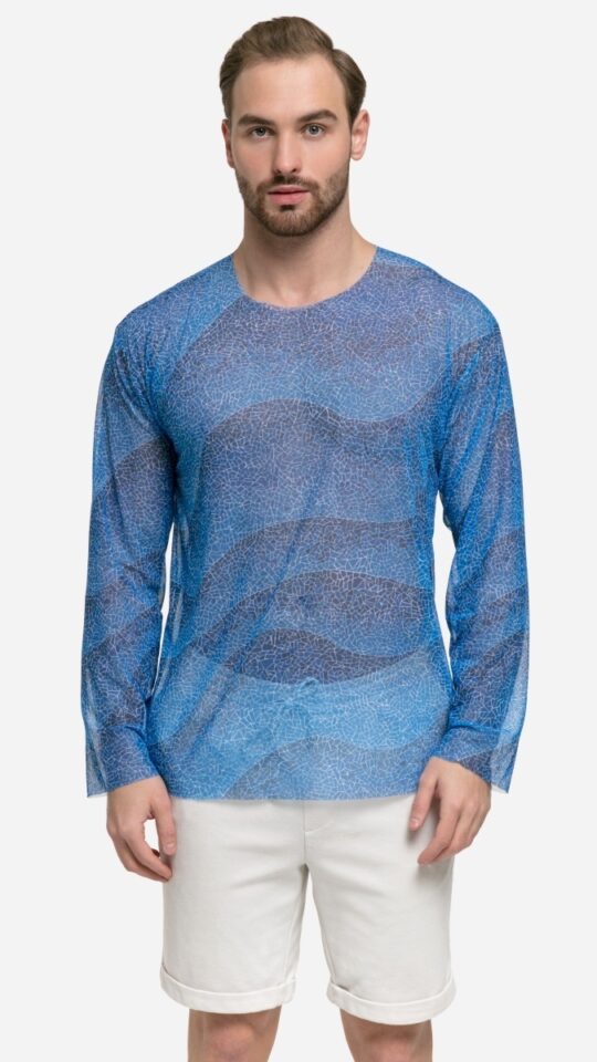 sku: 25003348 | Brand: RoDaSoleil  | Size: XSmall Small Medium Large XLarge XXLarge  | Colors: Цветной  | Бренды RoDaSoleil | Пляжная одежда | Мужская коллекция Пляжная одежда | Title: Футболка ВОЛНА МОЗАИКА