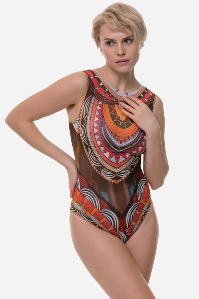 sku: 21001121 | Brand: RoDaSoleil  | Size: XSmall Small Medium Large XLarge  | Colors: Цветной  | Бренды RoDaSoleil | Купальники Слитные | Title: Слитный купальник АФРИКА