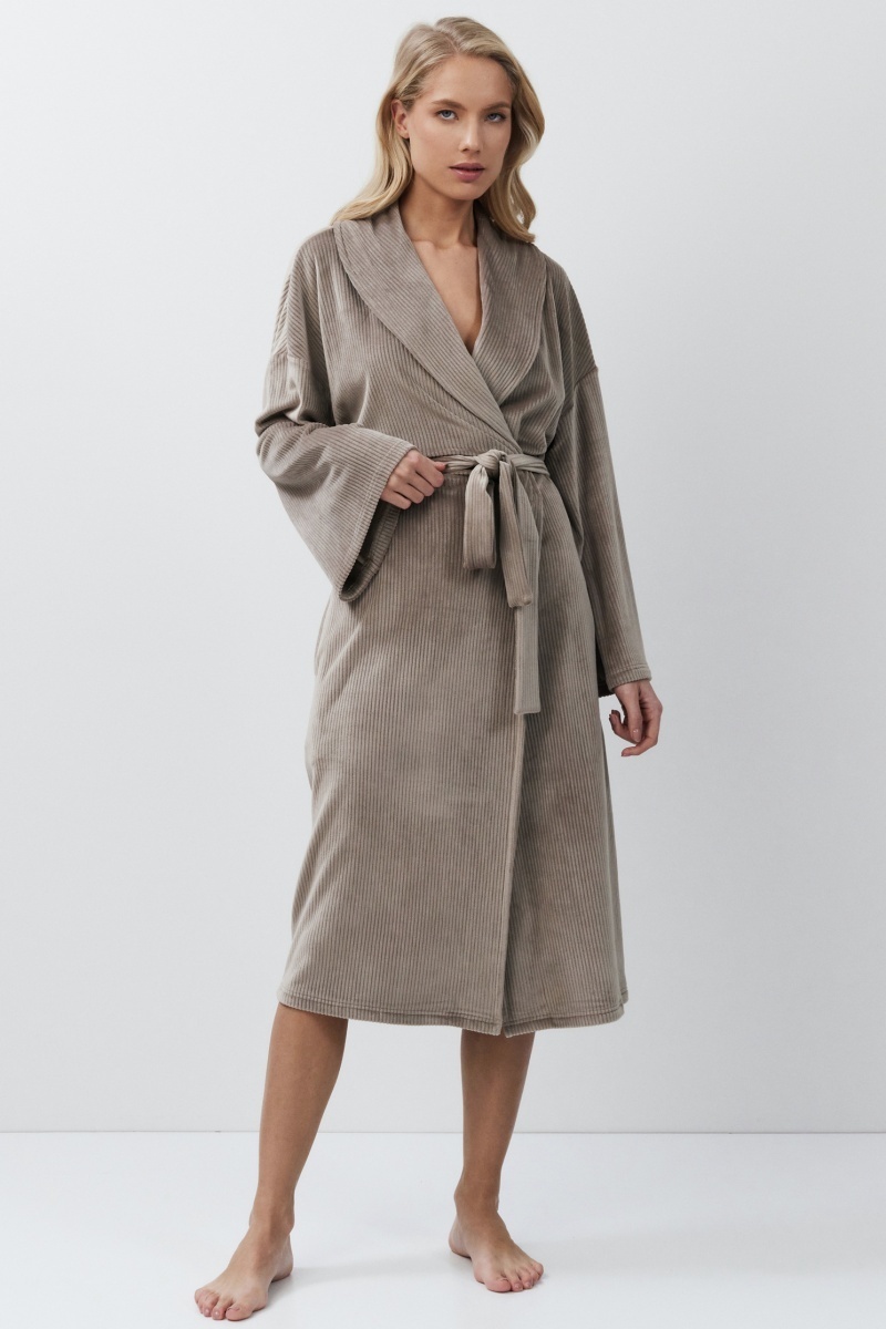 sku: CAPUCINE | Brand: Aruelle | Size: XSmall Small Medium Large XLarge XXLarge | Colors: Капучино | Бренды Aruelle | Домашняя одежда Халаты | Title: Халат CAPUCINE