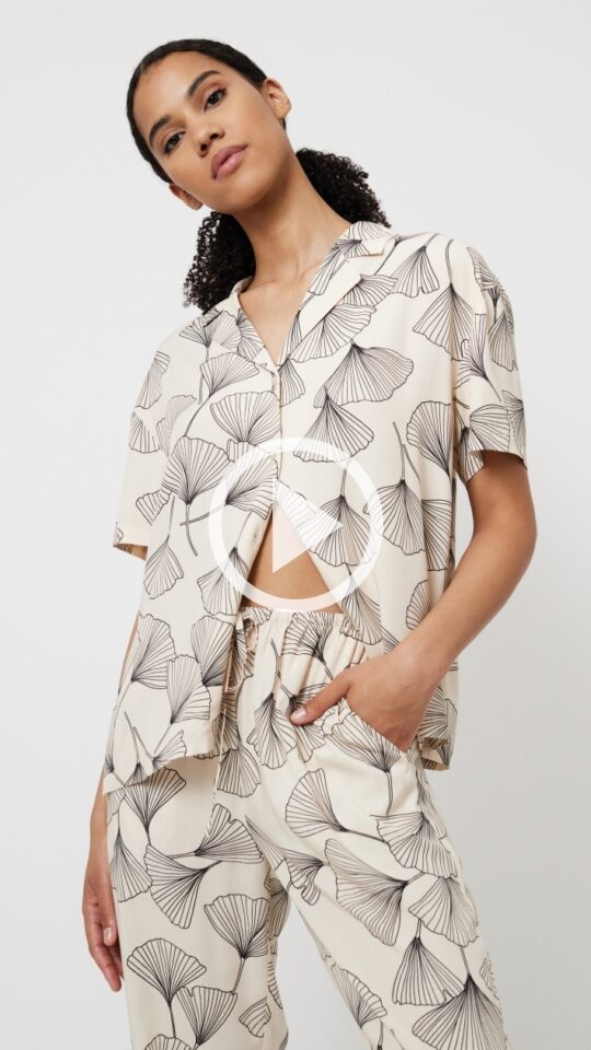 sku: SEASHELL | Brand: Aruelle  | Size: XSmall Small Medium Large XLarge XXLarge  | Colors: Экрю  | Бренды Aruelle | Домашняя одежда Пижамы | Title: Пижама с брюками SEASHELL