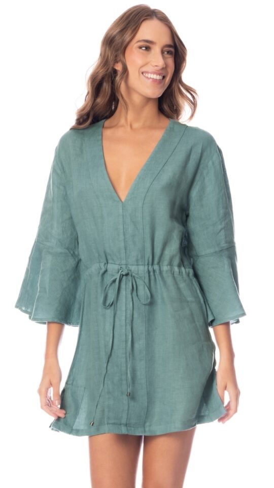 sku: PT1970CPO008 | Brand: Maaji  | Size: Medium Large  | Colors: Серо-зеленый  | Бренды Maaji | Пляжная одежда | Title: Платье EUCALYPTUS GREEN