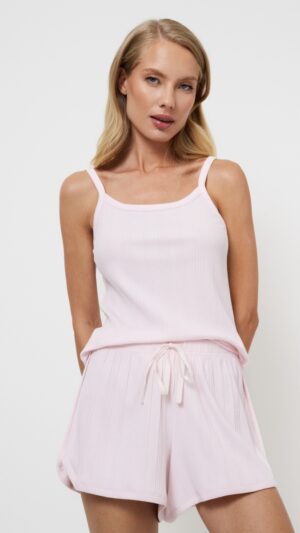 sku: AMARIS | Brand: Aruelle  | Size: XSmall Small Medium Large XLarge XXLarge  | Colors: Светло-Розовый  | Бренды Aruelle | Домашняя одежда Пижамы | Title: Пижама с шортами AMARIS
