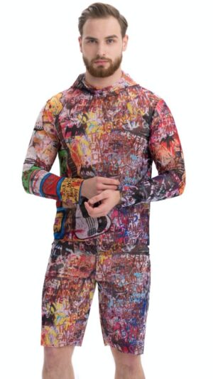 sku: 24981759 | Brand: RoDaSoleil  | Size: XSmall Small Medium Large XLarge XXLarge  | Colors: Цветной  | Бренды RoDaSoleil | Мужская коллекция Пляжная одежда | Title: Бермуды СКЕЛЕТ